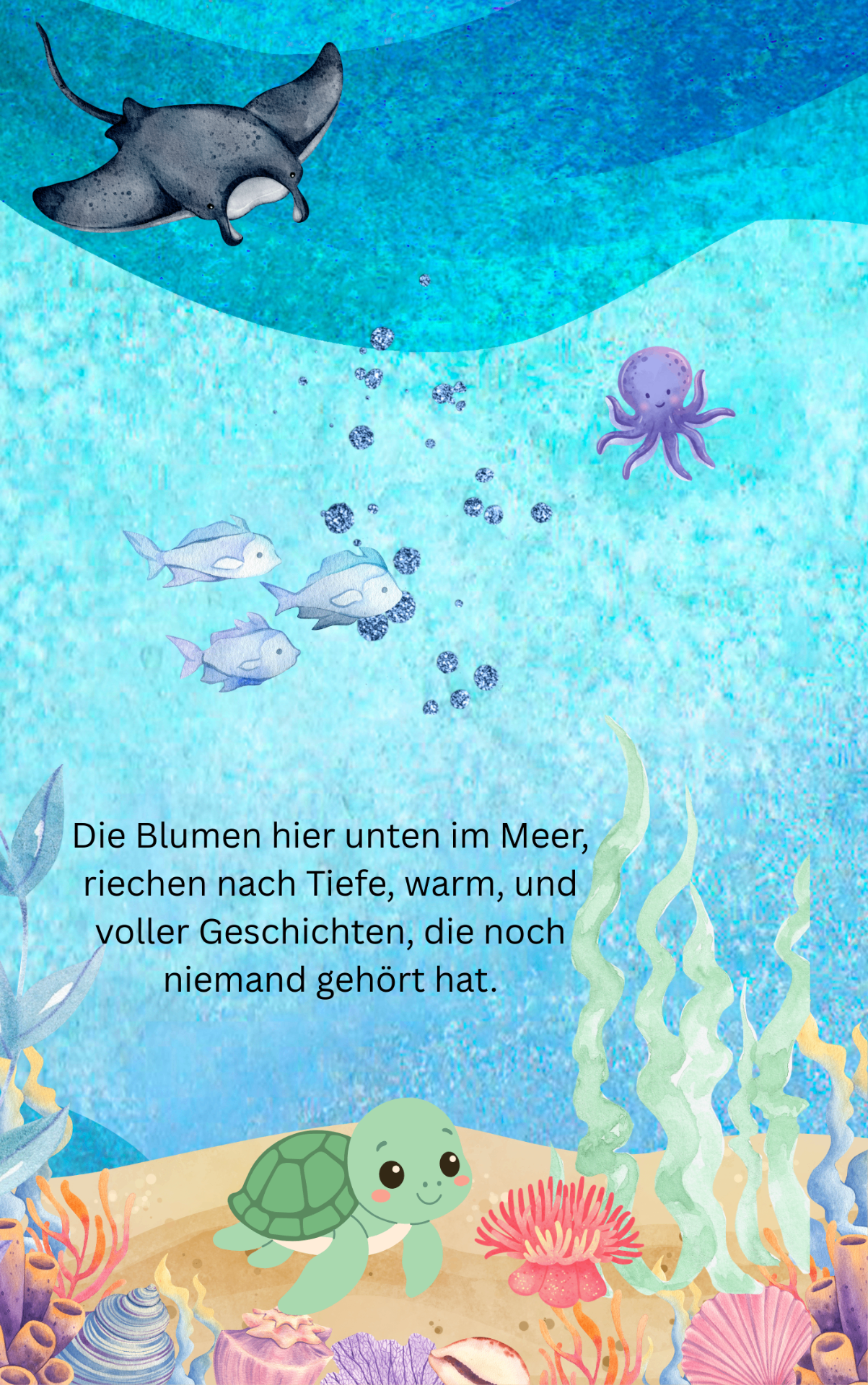 Tilda im Meer